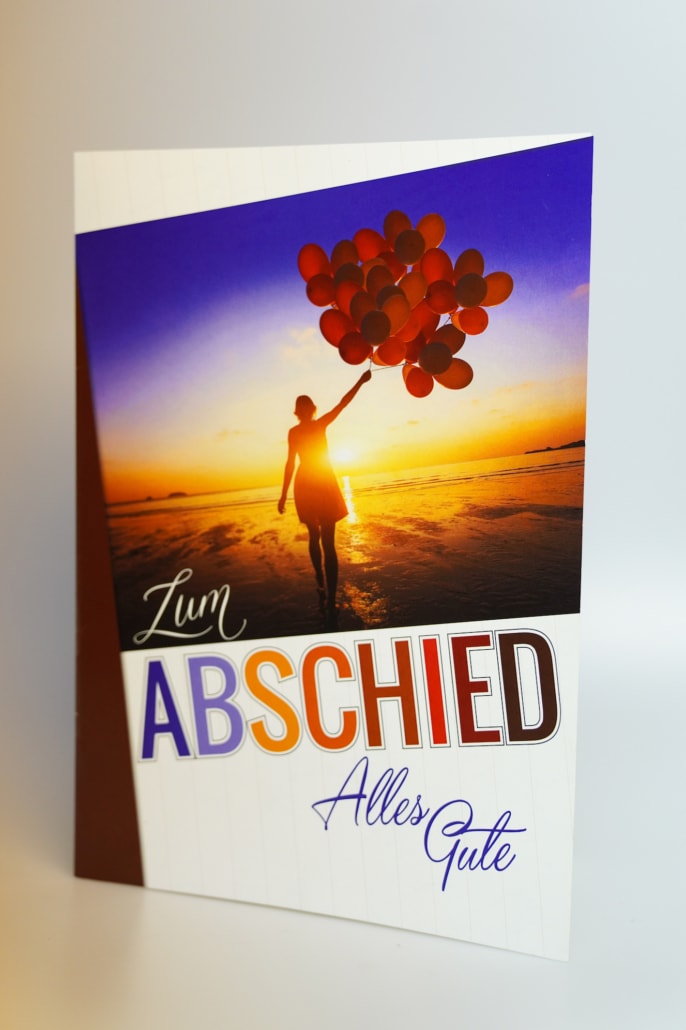 Abschiedskarte